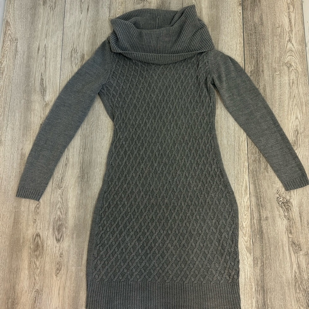 A.N.A gray long sweater dress